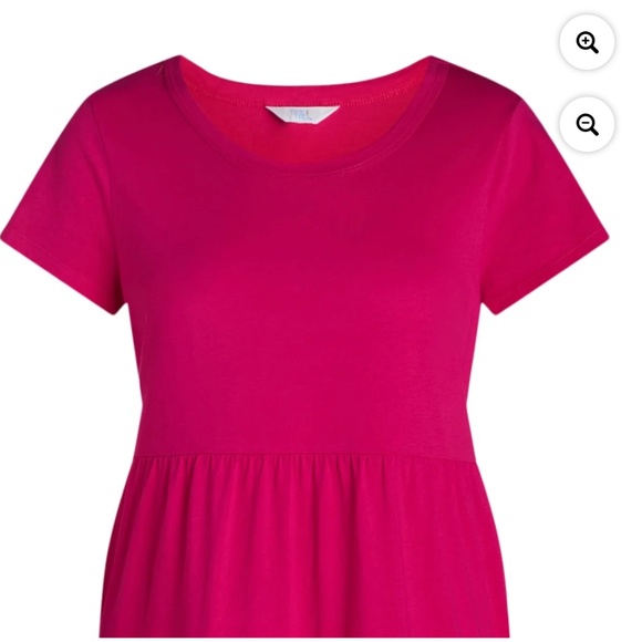 Time and Tru Women’s Smokin Hot Pink Tiered Dress Size XXXL NEW - Picture 5 of 5